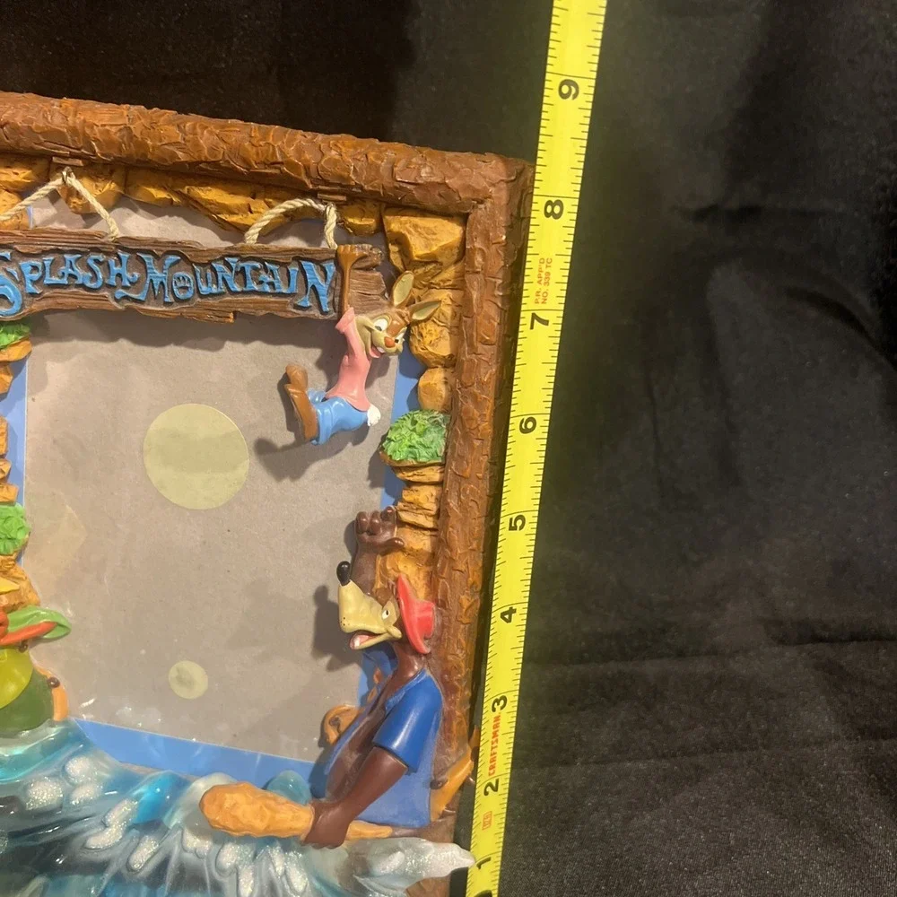 DISNEY Splash Mountain 5x7 4x6 Resin Picture Frame 3D Brer Rabbit‎ Fox and Bear